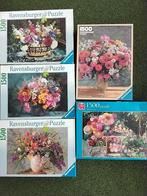 Ravensburger Vijf Puzzels - Bloemen - 1500 stukjes, Ophalen, Zo goed als nieuw