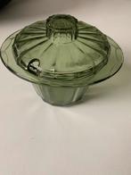 Confituurpotje Neerlandia Copier Leerdam zilvergroen, Huis en Inrichting, Keuken | Servies, Ophalen of Verzenden