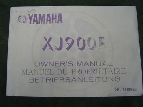 Yamaha XJ900F 1986 owner's manual betriebsanleitung XJ 900 F, Motoren, Handleidingen en Instructieboekjes, Yamaha, Ophalen of Verzenden