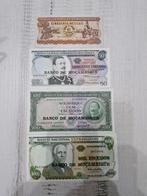 Mozambique Bankbiljetten Set - 4 stuks, Ophalen of Verzenden, Overige landen, Setje