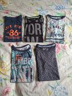 leuke zomer shirts maat 146-152  ~ 5 stuks, Gebruikt, WE, Ophalen of Verzenden, Shirt of Longsleeve