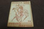 Honda CR125M 1978 Elsinore motorcycle owner's manual CR 125, Motoren, Ophalen of Verzenden, Honda