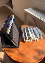 42 stuks Copic markers, 3 vullingen, Hobby en Vrije tijd, Tekenen, Ophalen of Verzenden, Zo goed als nieuw, Potlood of Stift