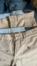 logo Ralph lauren chino broek 2x (31/34-32/34), Kleding | Heren, Verzenden, Zo goed als nieuw, Beige