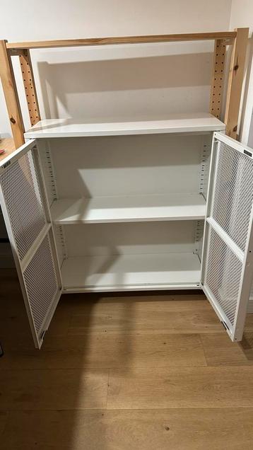 Ikea Ivar, kast met deuren - Wit, draadwerk - afbeelding 3