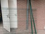 Draadhekwerk met 2 palen, Ophalen, Gebruikt, Minder dan 10 meter