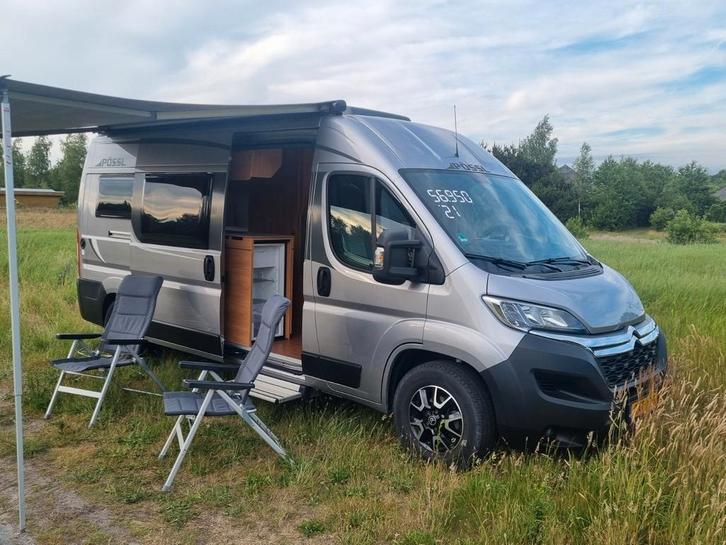 Possl 2Win 600 plus S buscamper met 140pk Citroen Jumper, Caravans en Kamperen, Campers, Particulier, tot en met 3, Buscamper of Camperbus