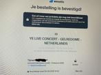 Ticket Kanye West Gelredome, Tickets en Kaartjes, Eén persoon