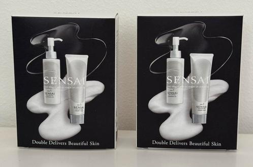 Sensai set 2 stuks reiniging, Sieraden, Tassen en Uiterlijk, Uiterlijk | Gezichtsverzorging, Nieuw, Reiniging, Gehele gezicht