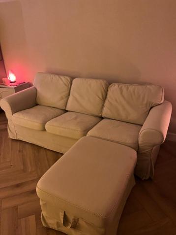 EKTORP 3-zitsbank met voetenbank met bergruimte - afbeelding 4