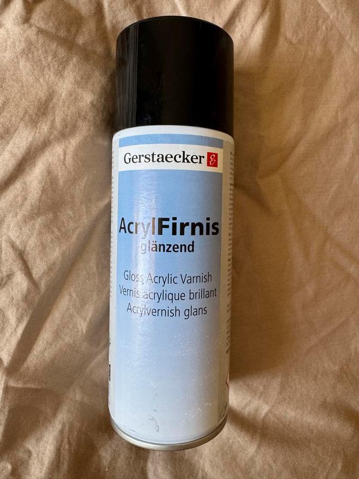 Gerstaecker Acrylvernis Glanzend spuitbus, Hobby en Vrije tijd, Schilderen, Zo goed als nieuw, Acrylverf, Ophalen of Verzenden
