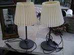 2 moderne tafellampen 26 cm hoog incl. stekker en  tussensch, Huis en Inrichting, Lampen | Tafellampen, Minder dan 50 cm, Ophalen of Verzenden