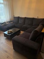 U-vormige Slaapbank met Opbergruimte, Huis en Inrichting, Banken | Complete zithoeken, Ophalen, Zo goed als nieuw, Stof
