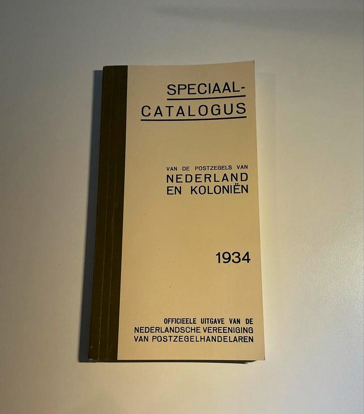 Postzegelcatalogus Nederland & Koloniën 1934, Postzegels en Munten, Postzegels | Toebehoren, Catalogus, Ophalen