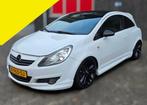 Opel Corsa 1.4 2009 Limited Edition /  OPC LINE / WEINIG KM, Auto's, Voorwielaandrijving, Zwart, 4 cilinders, Wit