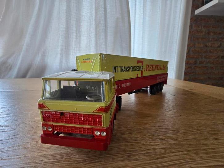 Lioncars DAF 2800, J. v. Reenen, Hobby en Vrije tijd, Modelauto's | 1:50, Zo goed als nieuw, Bus of Vrachtwagen, Lion Toys, Ophalen of Verzenden