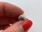 X644 Pandora zilveren stopper bedel rond, Pandora, Ophalen of Verzenden, X, Zilver