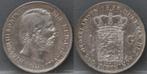 Prachtige zilveren 1 gulden 1856 - Willem 3, Postzegels en Munten, Munten | Nederland, Zilver, 1 gulden, Koning Willem III, Verzenden