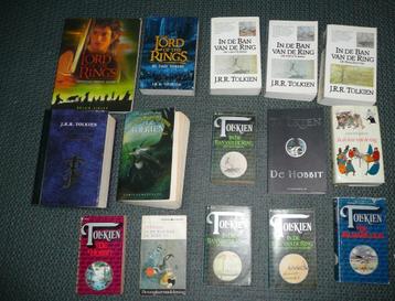 15 x J.R.R. Tolkien IN DE BAN VAN DE RING, THE HOBBIT NIET L beschikbaar voor biedingen