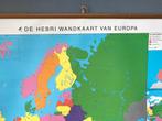 Hebri schoolplaat wandkaart Europa tweezijdig poster, Ophalen, Aardrijkskunde