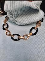 Vintage Monet Statement Ketting - Goud & Zwart, Sieraden, Tassen en Uiterlijk, Kettingen, Ophalen of Verzenden, Zo goed als nieuw