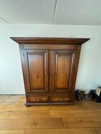 Mooie Eikenhouten Kast 2 deurs, Antiek en Kunst, Ophalen