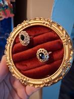 Vintage 14 karaat gouden granaat ringen⚘️, Ophalen of Verzenden, Goud, Ring