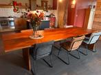 design eettafel meranti grote eethoek, Huis en Inrichting, Tafels | Eettafels, Ophalen, Info@meranti, 100 tot 150 cm, Postbus 1