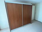 fraaie schuifdeurkast in houtlook, Huis en Inrichting, Kasten | Kledingkasten, Ophalen, Met deur(en), 200 cm of meer, Zo goed als nieuw