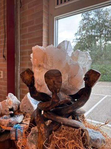 Grote bergkristal cluster 21 kg beschikbaar voor biedingen