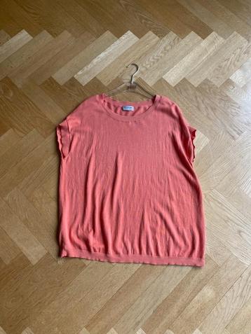 Repeat oversized tricot top koraal maat 40-42 beschikbaar voor biedingen
