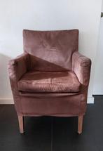 suede eetkamerstoelen 5 stuks, nog in goede staat, Huis en Inrichting, Fauteuils, Ophalen, Gebruikt, Overige materialen, 50 tot 75 cm