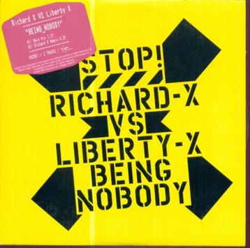 cd-single van Richard X vs. Liberty X - Being nobody beschikbaar voor biedingen