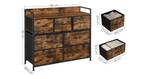 Songmics Comoda met 7 lades - Ruim & Gesorteerd, Huis en Inrichting, Kasten | Dressoirs, Nieuw, Met lade(s), Metaal, Industrieel