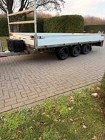 Henra plateau tridem  3asser 3500kg. Rijplaten, Ophalen, Gebruikt