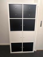 Ikea kallax/ Expedit open kast wit met deurtjes en laatjes, Huis en Inrichting, Kasten | Wandmeubels, 25 tot 50 cm, Minder dan 150 cm