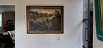 Limburgs landschap.  Olieverf schilderij van Frans Ronda, Ophalen