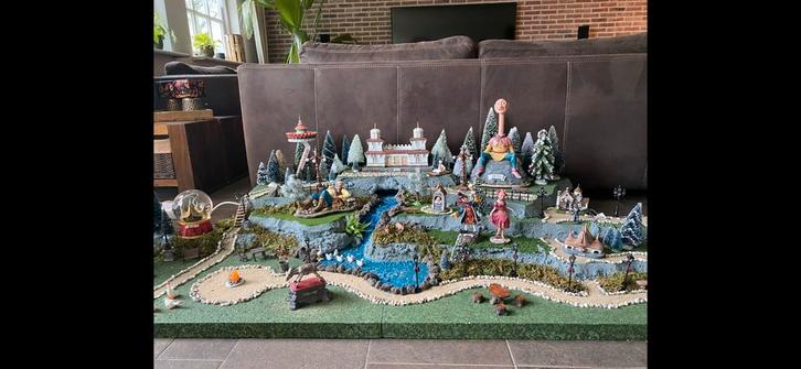 Kerstdorp efteling incl bouwplaat, Verzamelen, Efteling, Zo goed als nieuw, Overige typen, Ophalen