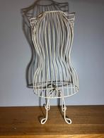 Vintage metalen creme paspop (345), Antiek en Kunst, Ophalen of Verzenden