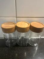 3 Nieuwe Kruidenpotjes van Action, Ophalen of Verzenden, Nieuw, Glas, Pot, Bus of Blik