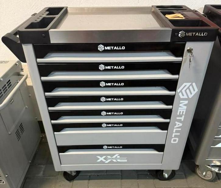 Nieuw!!! Metallo gereedschapswagen 7/6 gevuld, Auto diversen, Autogereedschap, Nieuw, Ophalen