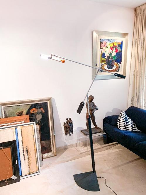 Mooi Halley Design Vloerlamp Richard Sapper Lucesco NP €1100, Huis en Inrichting, Lampen | Tafellampen, Nieuw, 75 cm of meer, Metaal