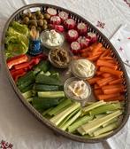 Marokkaans dienblad, Huis en Inrichting, Woonaccessoires | Dienbladen, Ophalen of Verzenden, Zo goed als nieuw, Ovaal, Metaal