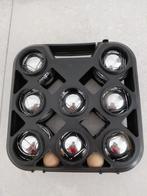 8 petanque ballen OBUT in draagtas + 2 cochonnets, Ophalen of Verzenden, Zo goed als nieuw, Bal