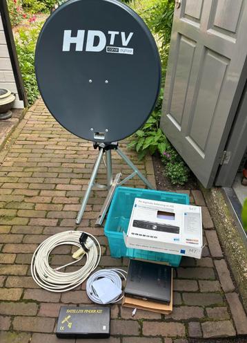 Schotel + Digital Satellite HD Reciever M7 SAT801 & Finder beschikbaar voor biedingen