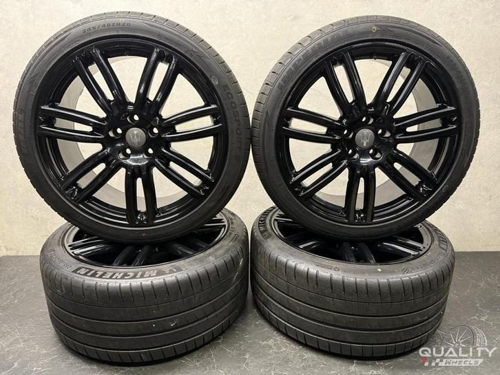 20 inch Maserati Ghibli M157 Velgen + Banden 245/40/20 245/4, Auto-onderdelen, Banden en Velgen, Banden en Velgen, Zomerbanden