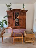 Rotan salontafel / bijzettafeltjes / lectuurbak, Huis en Inrichting, Tafels | Salontafels, Ophalen, 50 tot 75 cm, 50 tot 100 cm