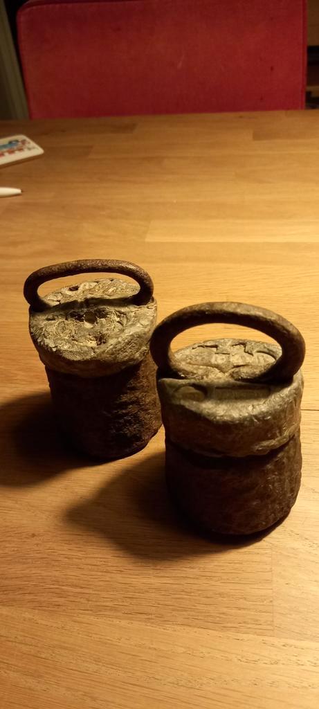 Antiek Gewicht met Handvat, Antiek en Kunst, Antiek | Overige Antiek, Ophalen of Verzenden