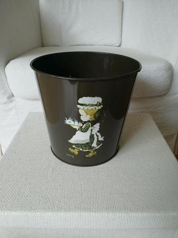 Sarah Kay prullenbak afvalbak jaren 70 retro vintage beschikbaar voor biedingen