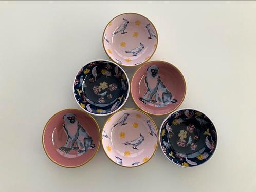 Set van 6 (tapas)schaaltjes, Huis en Inrichting, Keuken | Servies, Zo goed als nieuw, Schaal of Schalen, Overige stijlen, Keramiek